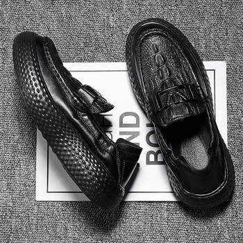 Vissalen Unisex Bean Shoes – Slip-On Nautične tenisice s gumom, zaobljeni vrh, visina pete 3–5 cm, dobna skupina 18–40
