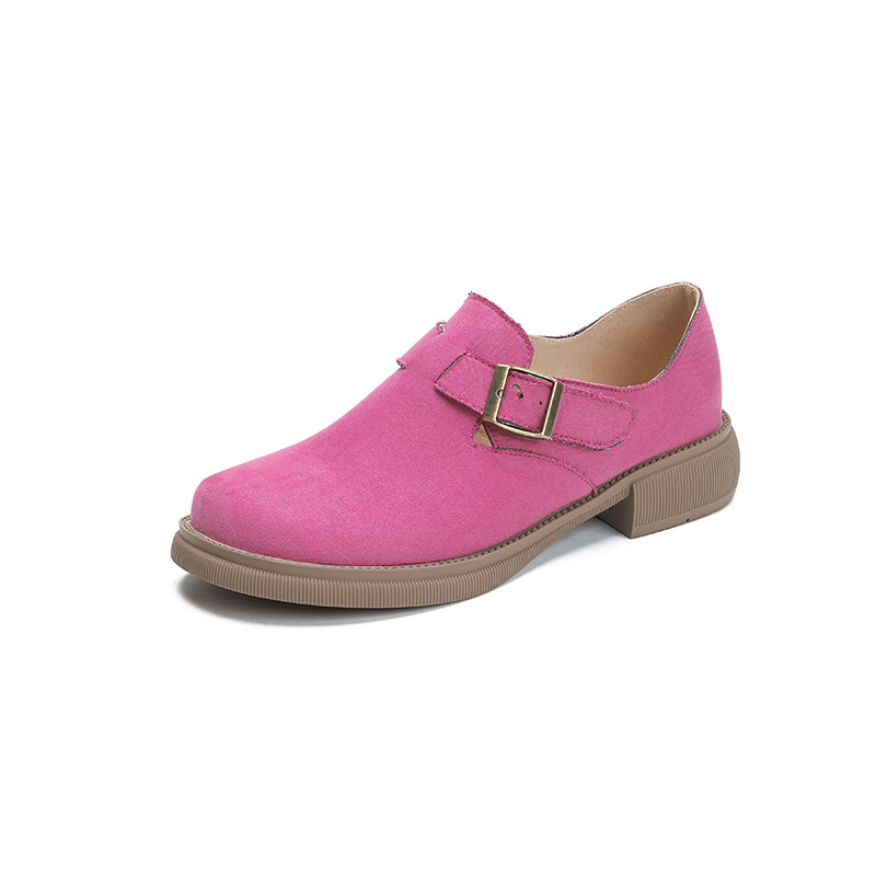 Ženske slip-on loaferice s debelom potplatom za povećanje visine, okrugli vrh, niski gornji dio, svakodnevna obuća