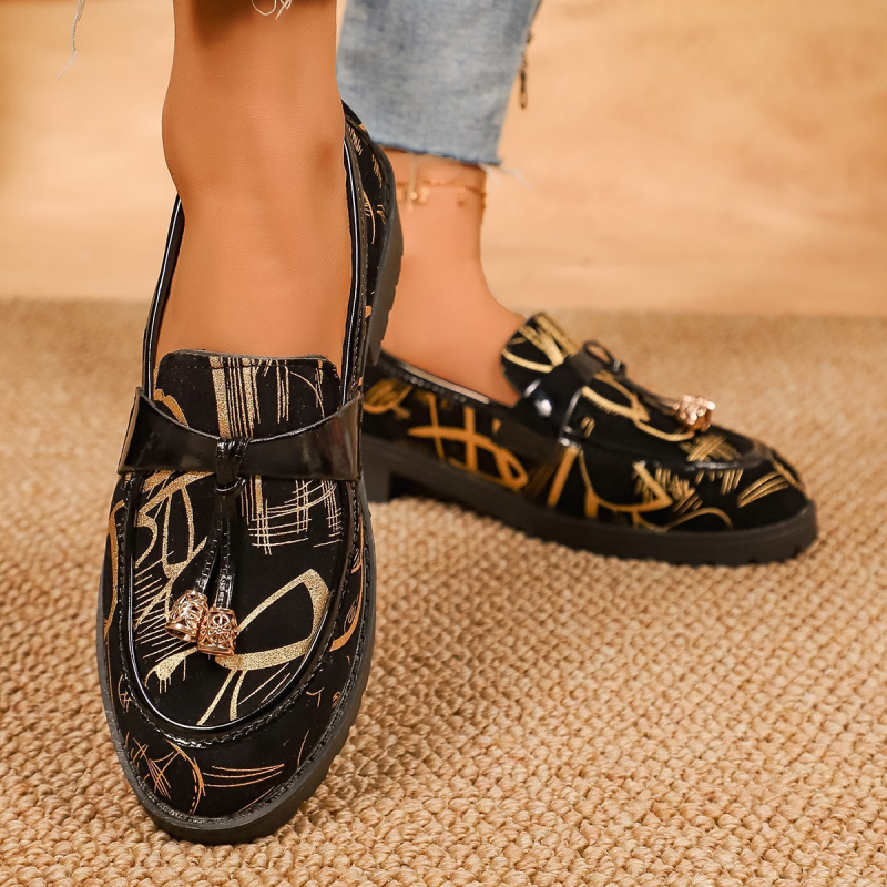 Loafers u korejskom stilu – zaobljeni nos, PU gornji dio, debeli gumeni đon, 3–5 cm visina potplata, unisex