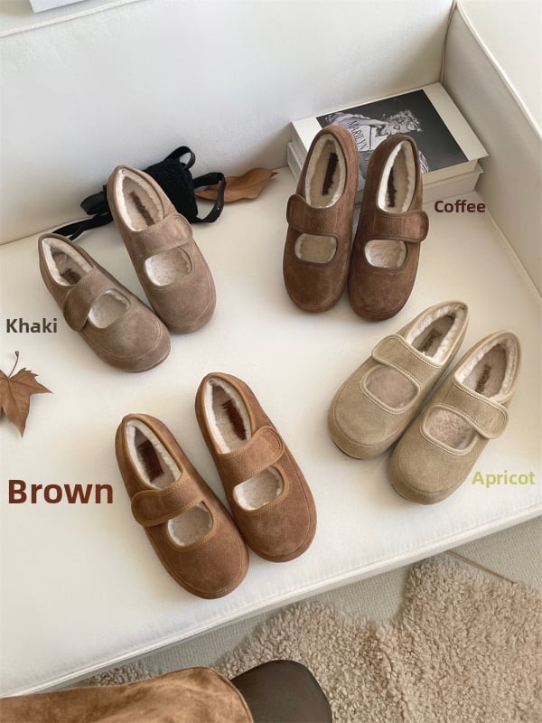 Λοφέρες με αυξημένο ύψος, Velcro κλείσιμο, Birkenstock-Style, δερμάτινο επάνω μέρος, χοντρή σόλα