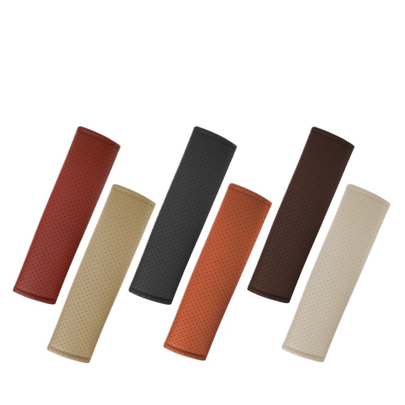 Защитна подложка за колан за автомобил — изкуствена кожа, мека и дишаща, против износване, против задушаване, универсална кройка