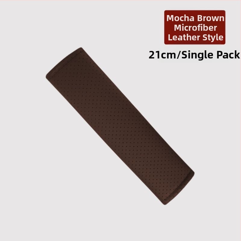 Защитна подложка за колан за автомобил — изкуствена кожа, мека и дишаща, против износване, против задушаване, универсална кройка