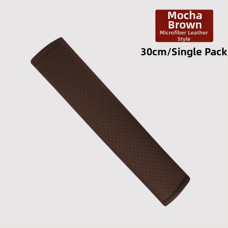 Защитна подложка за колан за автомобил — изкуствена кожа, мека и дишаща, против износване, против задушаване, универсална кройка