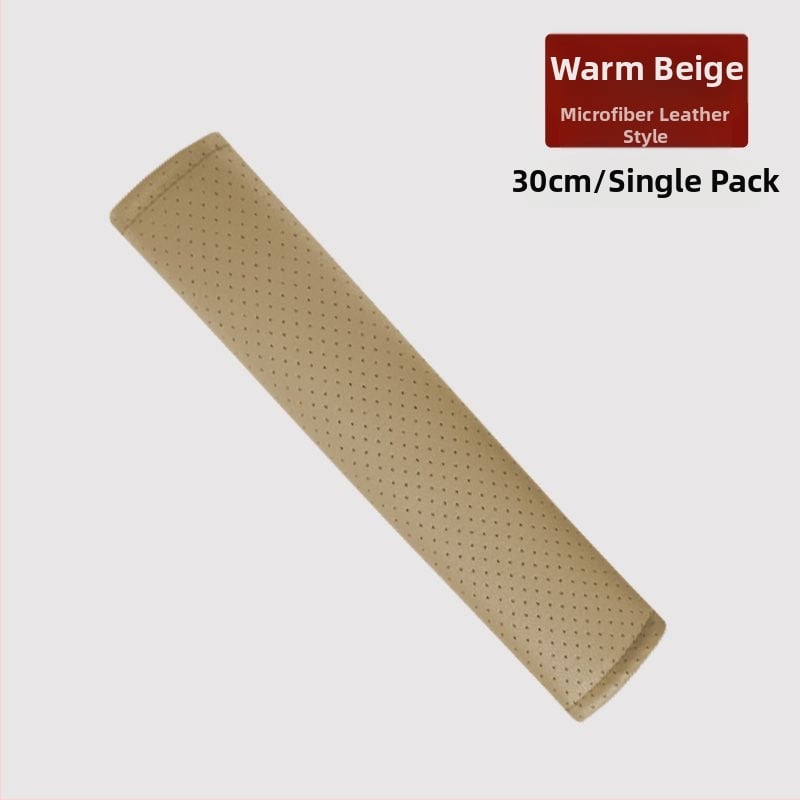 Защитна подложка за колан за автомобил — изкуствена кожа, мека и дишаща, против износване, против задушаване, универсална кройка