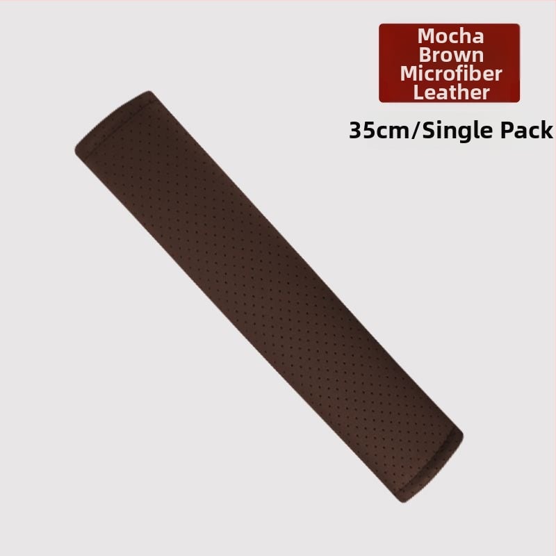 Защитна подложка за колан за автомобил — изкуствена кожа, мека и дишаща, против износване, против задушаване, универсална кройка