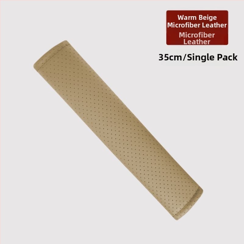 Защитна подложка за колан за автомобил — изкуствена кожа, мека и дишаща, против износване, против задушаване, универсална кройка