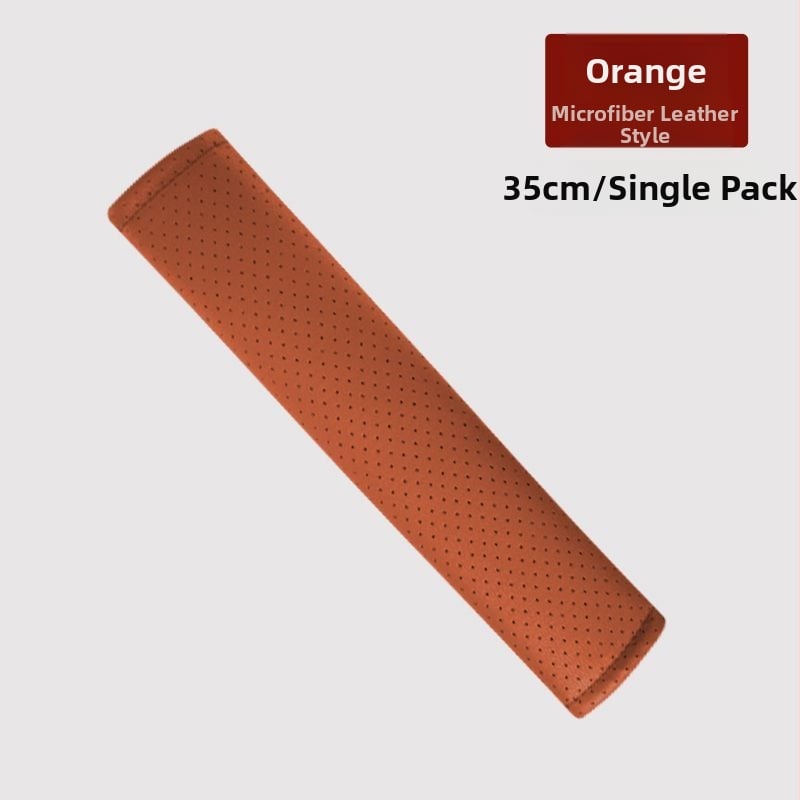 Защитна подложка за колан за автомобил — изкуствена кожа, мека и дишаща, против износване, против задушаване, универсална кройка