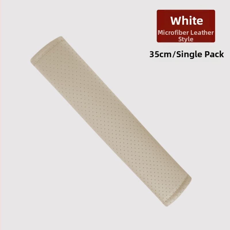 Защитна подложка за колан за автомобил — изкуствена кожа, мека и дишаща, против износване, против задушаване, универсална кройка