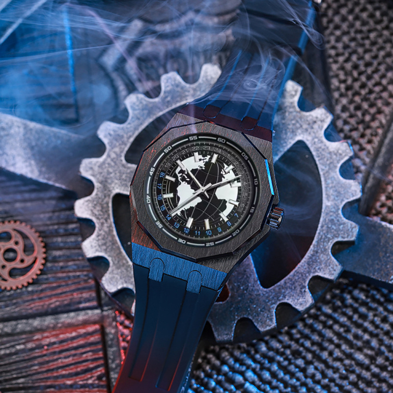 Muški automatski mehanički sat PT8020 — Noctilucent, Tourbillon, vodootpornost 30m, Pokret 820
