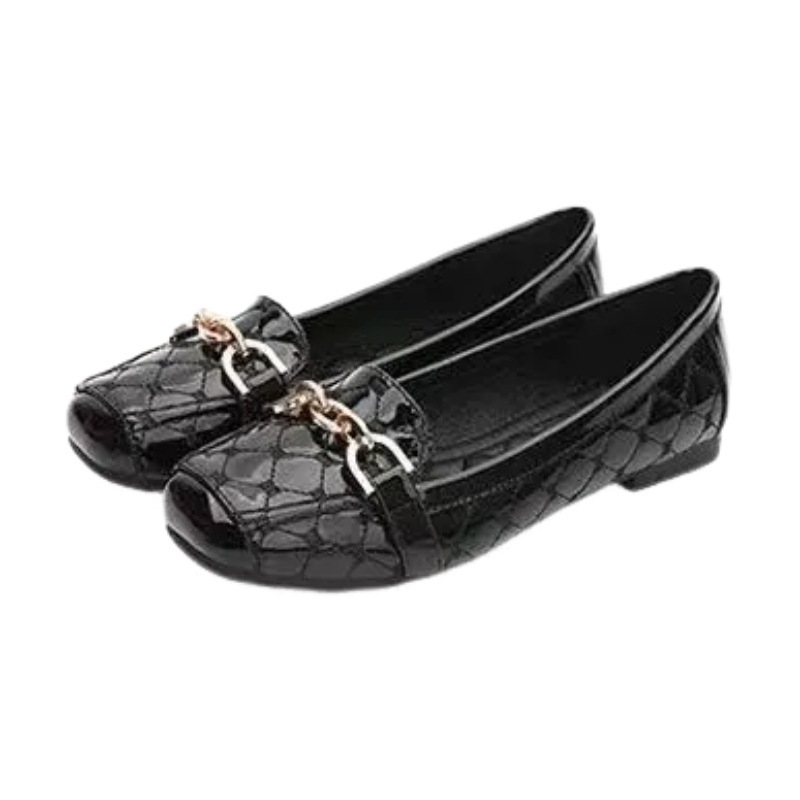 Loafers – Korejas stilā, apaļš purngals, augšējā daļa no Super Fiber, gumijas zole, zems papēdis 1–3 cm
