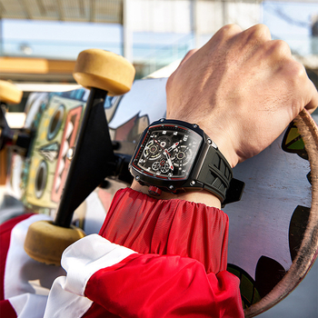 Starking Star Emperor Muški automatski mehanički sat NH05, japanski pogon, kućište i nehrđajući čelik kaiš, cifernik u obliku vinske bačve, luminozan, vodootporan do 50 m