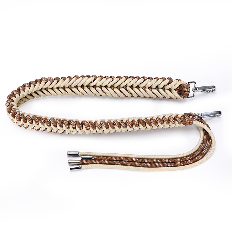 Rankų darbo ilgas pečių dirželis su transformacijos sageimmiu kuprinėms ir tote krepšiams — poliesteris, dryžiai, mišrus stilius, apkrovos mažinimas