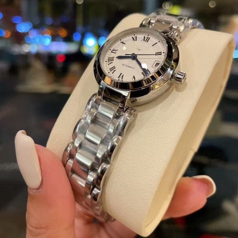 Ženski kvarcni sat s mjesečevom fazom i kalendarom – safirno staklo, vodootpornost 10 m