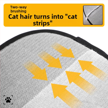 Elektrostatične rukavice za uklanjanje dlaka kućnih ljubimaca s dvostrukom četkom za mačke i pse