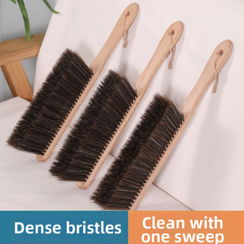 Lova šepetys su PET pluoštais, antistatinis, ilga rankena, dulkių šalinimas