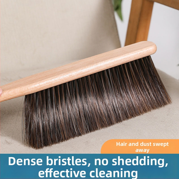 Lova šepetys su PET pluoštais, antistatinis, ilga rankena, dulkių šalinimas