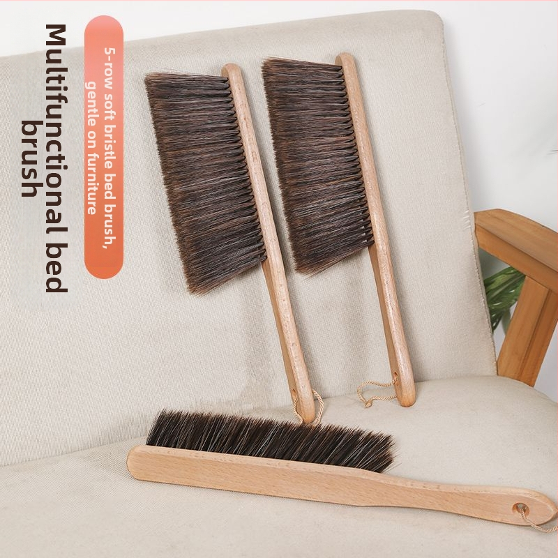 Lova šepetys su PET pluoštais, antistatinis, ilga rankena, dulkių šalinimas