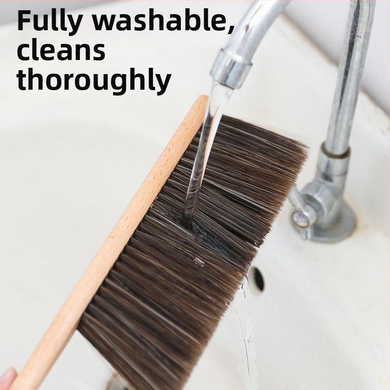 Lova šepetys su PET pluoštais, antistatinis, ilga rankena, dulkių šalinimas