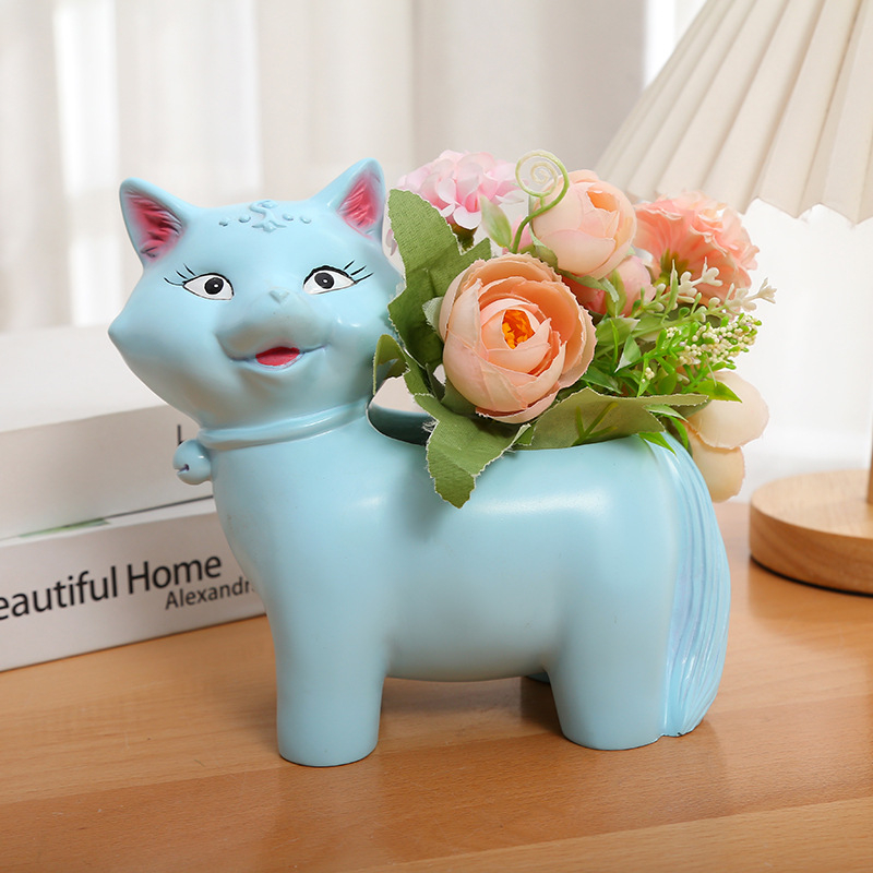 Figura od smole – lisica, ukras za stol, moderni minimalistički stil, marka Wenxi, šifra proizvoda 22.6