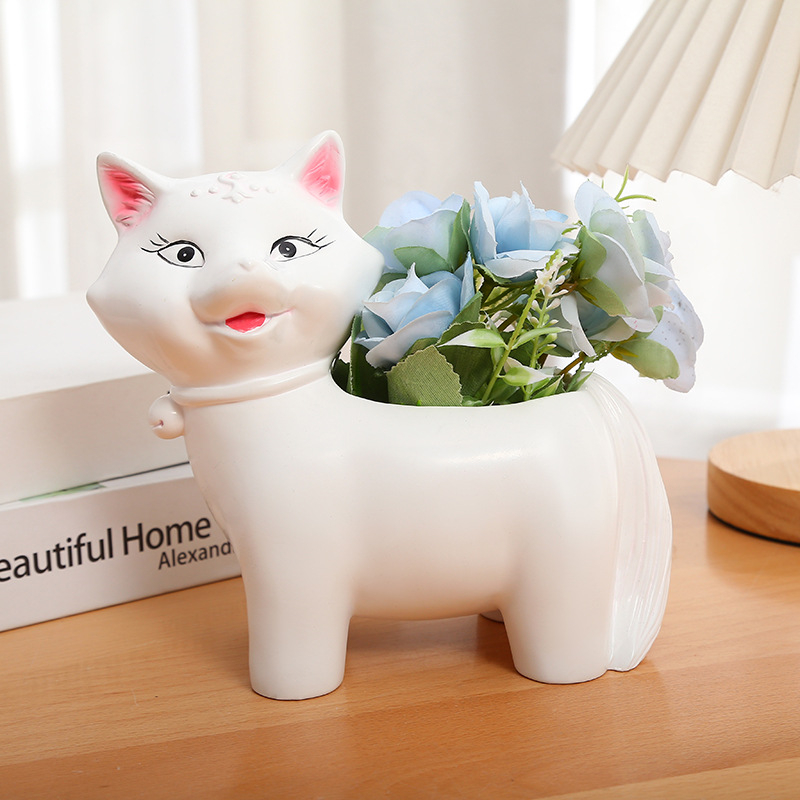 Figura od smole – lisica, ukras za stol, moderni minimalistički stil, marka Wenxi, šifra proizvoda 22.6