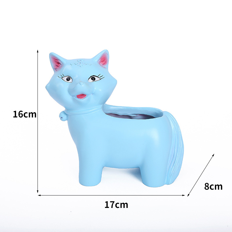 Figura od smole – lisica, ukras za stol, moderni minimalistički stil, marka Wenxi, šifra proizvoda 22.6