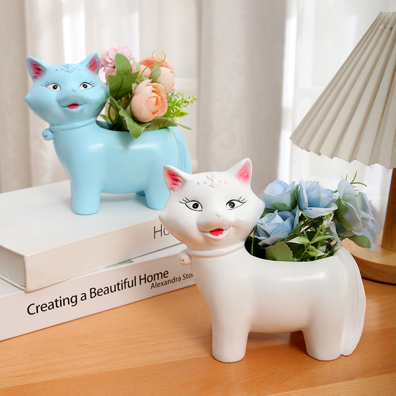 Figura od smole – lisica, ukras za stol, moderni minimalistički stil, marka Wenxi, šifra proizvoda 22.6