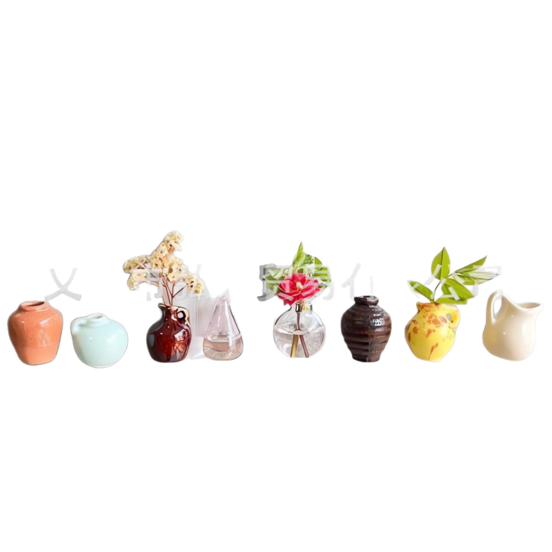 Мини вазичка за хладилник | Материал: смола; Категория: занаяти от смола; Стил: модерен минимализъм; Опаковка: картон