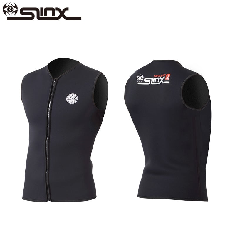 Slinx 3mm Θερμικό γιλέκο Κατάδυσης – Nylon + Neoprene, Πλήρης βελούδινη επένδυση, Αμάνικο, Unisex