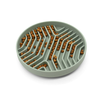 TINGHAO Silikonska zdjela za mačke za sporo hranjenje, anti-gušenja i protuklizna zdjela za hranjenje kućnih ljubimaca (Silikon; Mačka; Značka: TINGHAO)