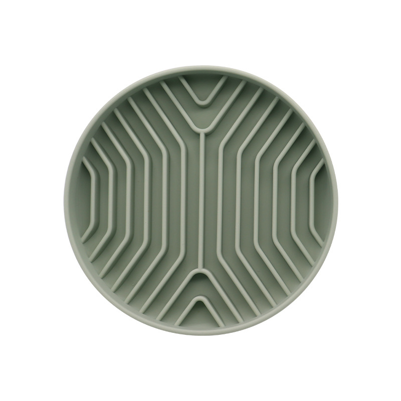 TINGHAO Silikonska zdjela za mačke za sporo hranjenje, anti-gušenja i protuklizna zdjela za hranjenje kućnih ljubimaca (Silikon; Mačka; Značka: TINGHAO)