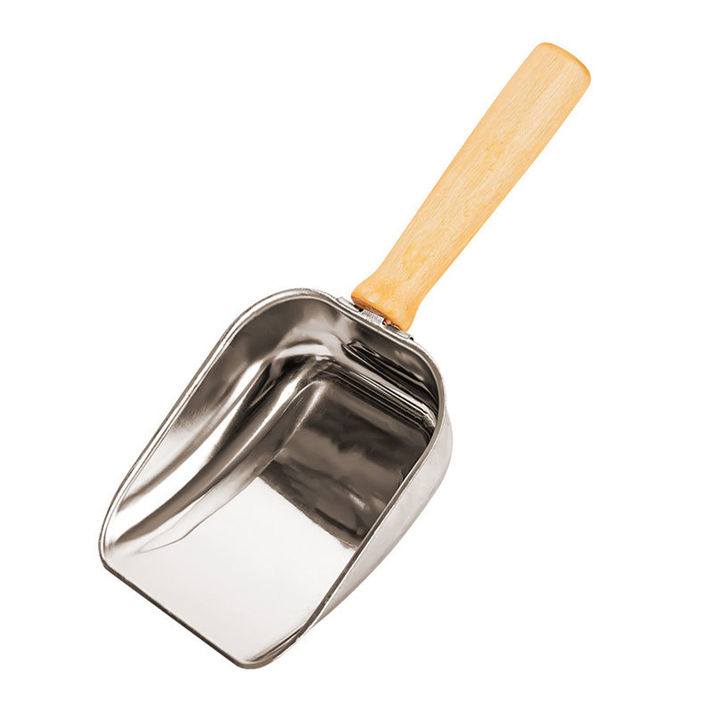 Κουτάλι ταΐσματος κατοικίδίων από ανοξείδωτο ατσάλι - πολυλειτουργικό, μεγάλη χωρητικότητα, φορητό για γάτες; 100 τεμάχια ανά κουτί