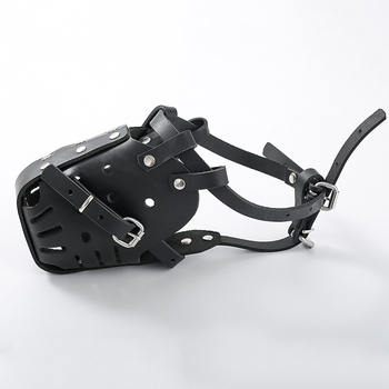 Mască de bot pentru antrenament la Rottweiler, bot din piele, protecție împotriva mușcăturilor, lătrătului și ingerării (Material: Cortex; Import: Nu; IP: Nu)