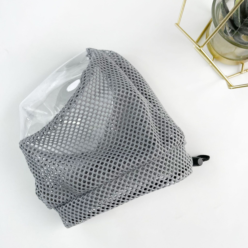 Maska za kućne ljubimce – mačke i psi – protiv ugriza i ogrebotina, dišna poliester kapuljača, prozirna kapuljača