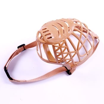 Dog Muzzle for Bite and Bark Prevention, Anti-Bark Device, Cage Cover for Pets