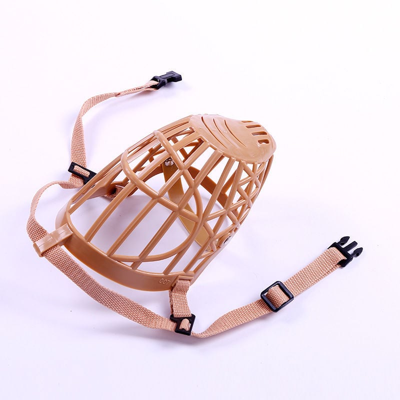 Dog Muzzle for Bite and Bark Prevention, Anti-Bark Device, Cage Cover for Pets