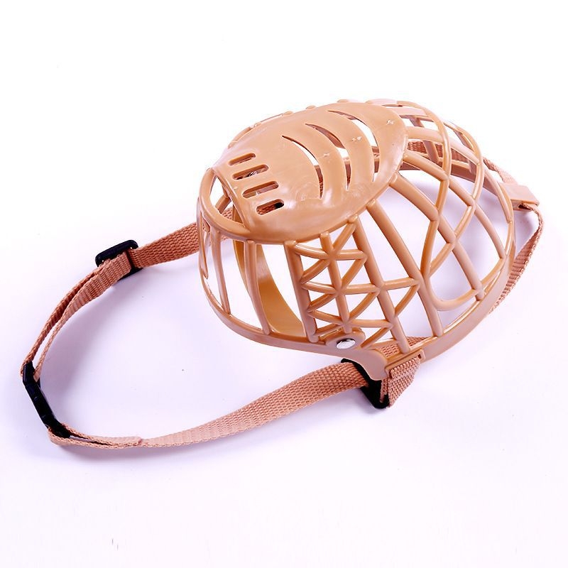 Dog Muzzle for Bite and Bark Prevention, Anti-Bark Device, Cage Cover for Pets
