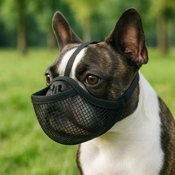 Rövid orrú kutya botminta, poliészter anyag, nem importált, márka nélküli