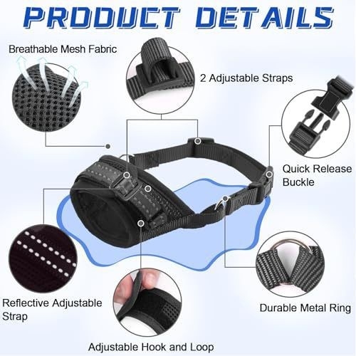 Kutyaszájkosár, nylon, Bass márka, 100 darabos csomag