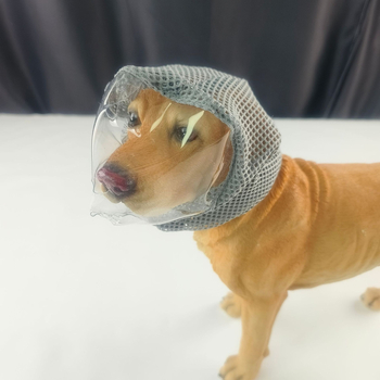 Háziállatmaszk macskák és kutyák számára - nyalogzás elleni, karmolás elleni, evés elleni, lélegző poliészter maszk, nem akadályozza a látást