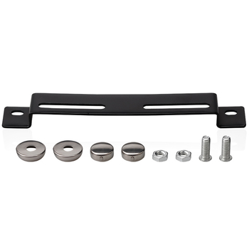 Ramă pentru plăcuța de înmatriculare a motocicletei, oțel inox, marcă GSH, compatibilă cu modelele generale de motociclete