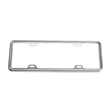 Okvir za registarsku pločicu od nehrđajućeg čelika, ploski dizajn, model X047, opća kompatibilnost, Rx-car decoration