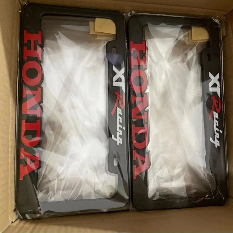 USA rendszámkeret US szabvány logóval, műanyag, ABS krómozott felület