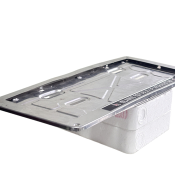 афганистански държач за регистрационна табела за мотори – неръждаема стомана, модел Gaf46, съвместим с мотоциклети, основа на рамката + външна рамка