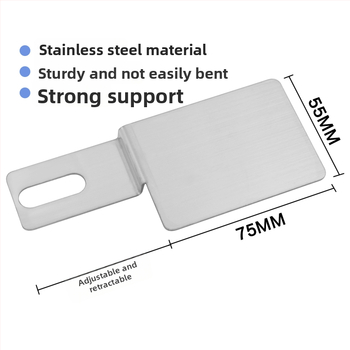 Рамка за задното табло на мотоциклет, неръждаема стомана, модел XC-N106, удължителна скоба, съвместима с мотори, част номер N106, марка XCLPF