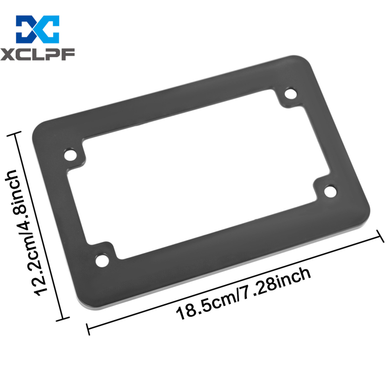 Рамка за регистрационен номер на мотоциклет, американски стандарт — Модел XC-W392-Plastic; Материал: пластмаса; Марка: XCLPF; Съвместимост: мотоциклети