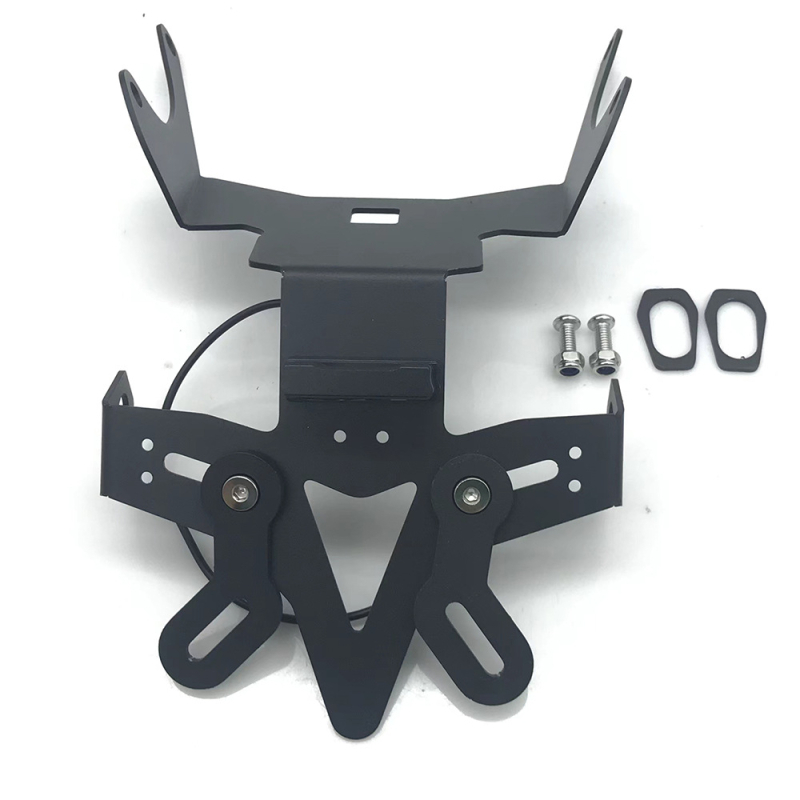 Nerūsējošā tērauda LED numura zīmes turētājs Honda CBR650R/CB650R – aizmugures spārna uzstādīšanai