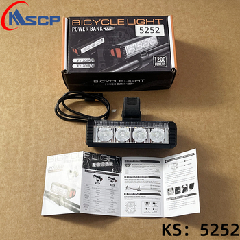 Prednje svjetlo za bicikl s remenskim nosačem, punjivo, za planinske i cestovne bicikle, s mogućnošću okretanja