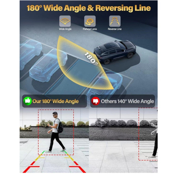 Γενική κάμερα οπισθοπορείας αυτοκινήτου, 1080P/720P, νυχτερινή όραση, IP68 αδιάβροχο, τροφοδοσία 12V, σήμα CVBS/AHD