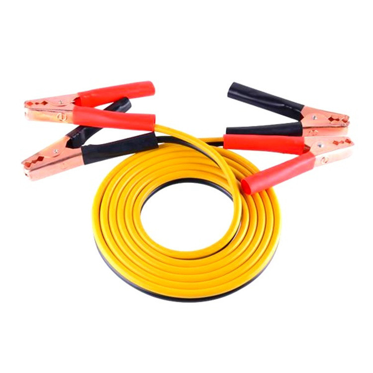 Ārkārtas automašīnas iedarbināšanas kabelis, smagi akumulatora klemji, 150 A, tīrs vara