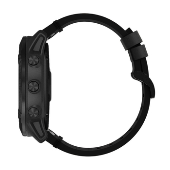 Ādas siksna Garmin Fenix 8/7/6x/935/945 ar ātru atvienošanu un reljefa tekstūru